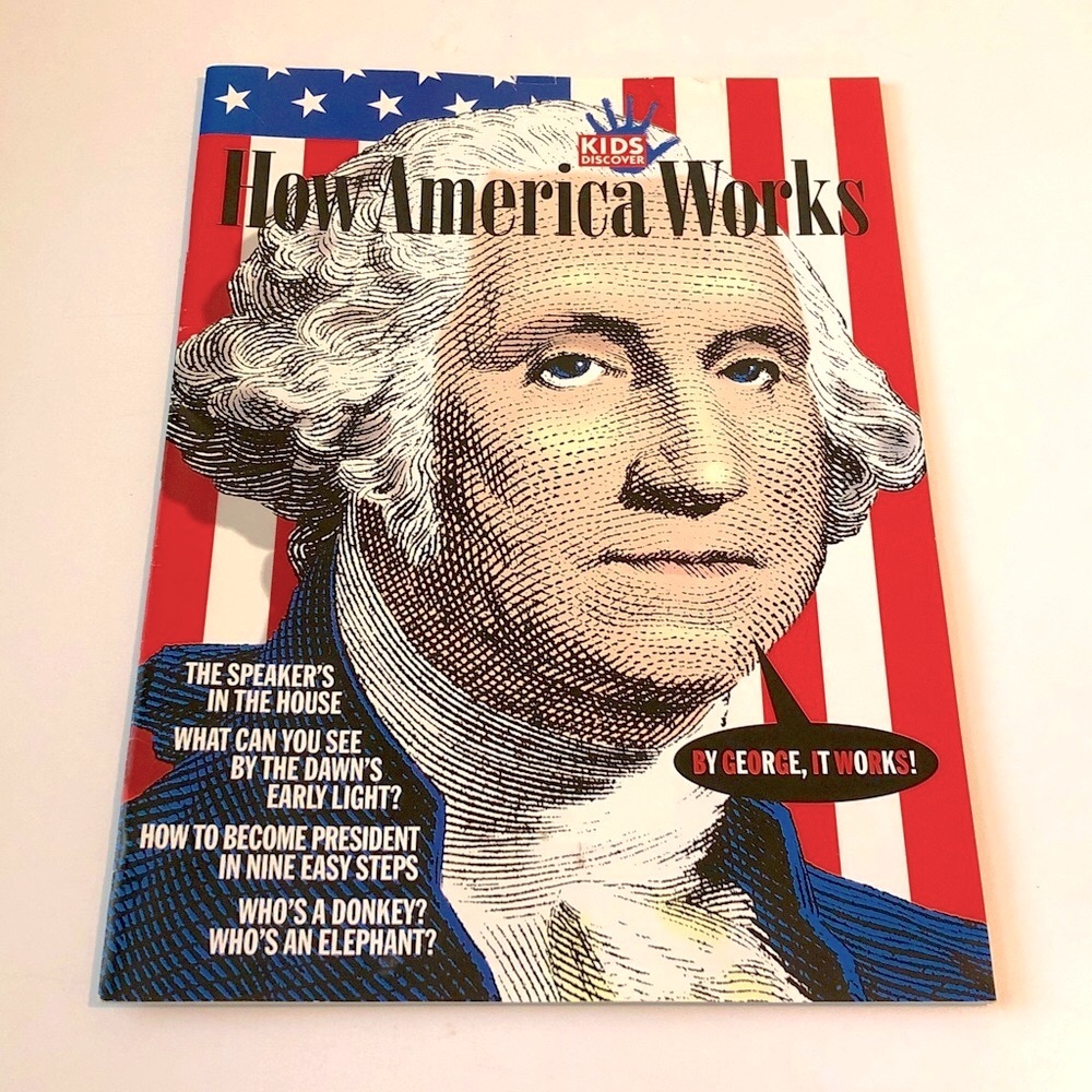 Vintage Y2K Kids Discover Magazine How America Works Volume 13 Issue 9